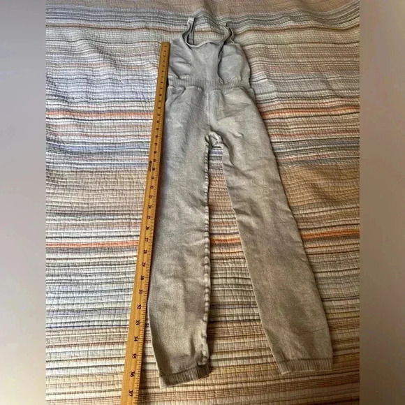 Free People Movement Good Karma Onesie in Ice Grey Size XS/S - Picture 2 of 7